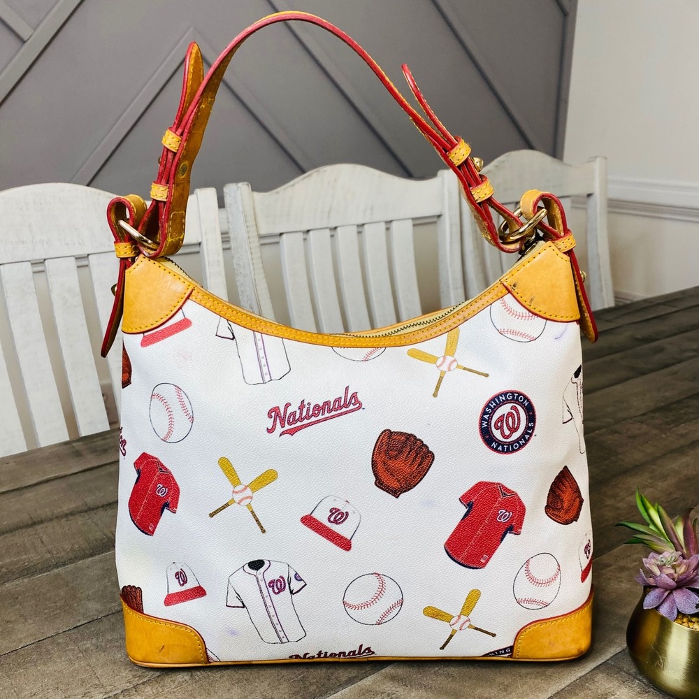 Dooney & Bourke Major League Baseball Washington Nationals Satchel Bag *detail - Picture 2 of 12